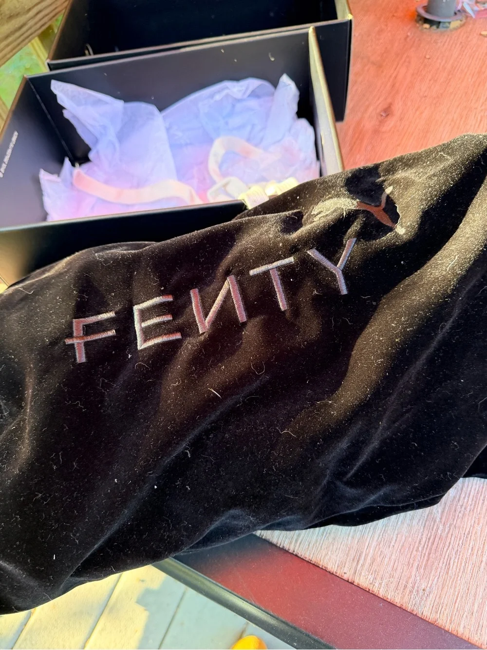 Fenty Pumas Black Suede size 6.5